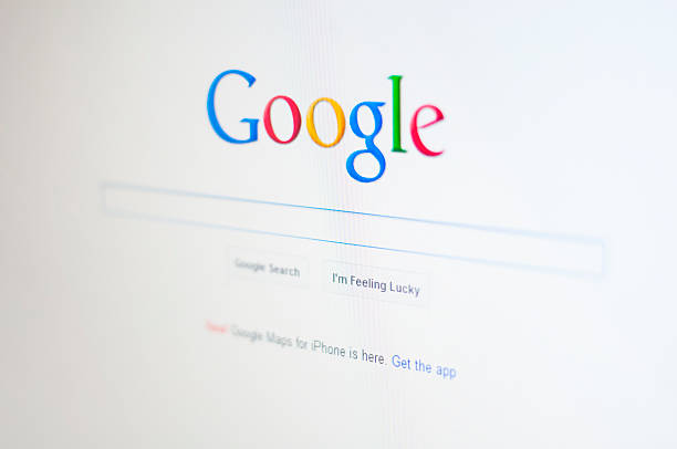 page de recherche google - google searching internet e commerce photos et images de collection