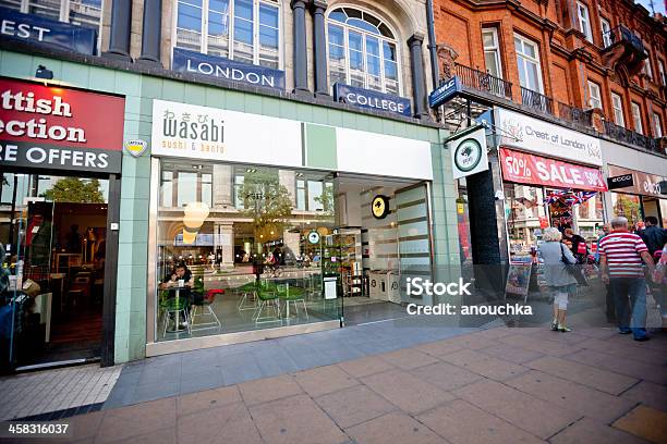 Wasabi Sushi And Bento London Uk Stock Photo - Download Image Now - Architecture, Bento Box, Cafe