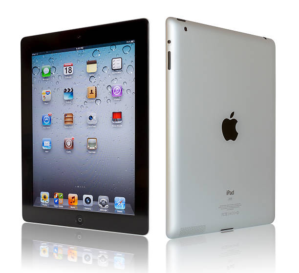 apple ipad 3 - ipad 3 ipad white digital tablet foto e immagini stock