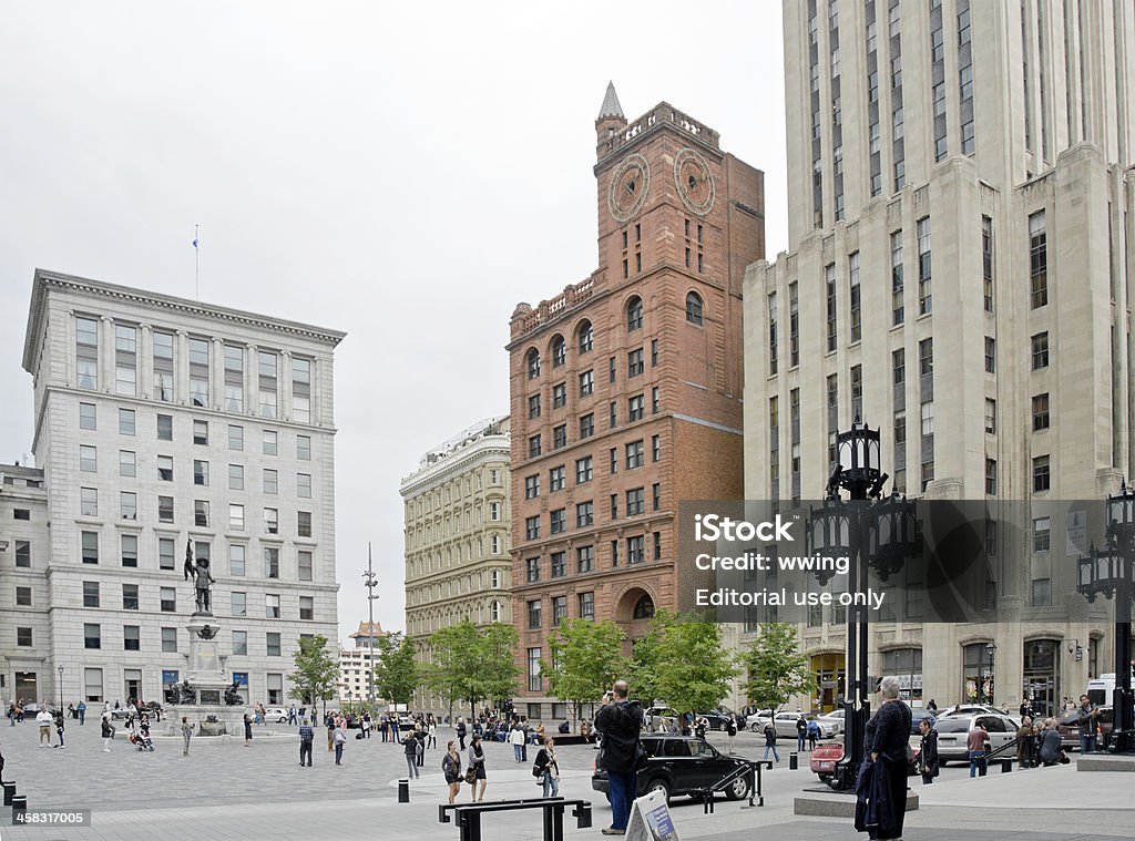 Montreal Square - Foto stock royalty-free di Albergo