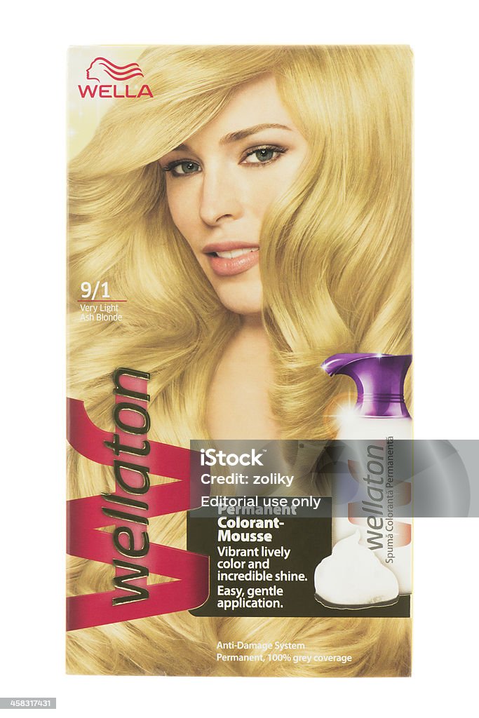 Box Of Wella Hair Dye Stock Photo - Download Image Now - Cut Out, Hair  Care, Hair Dye - iStock