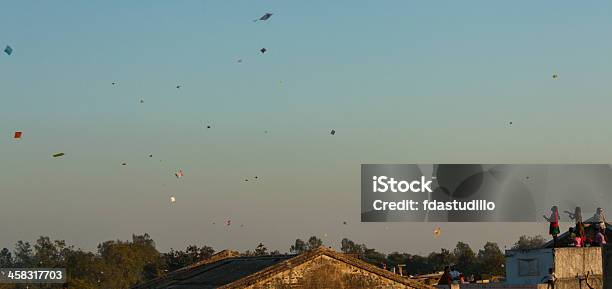 Kite Festival Internacional Gujarat - Fotografias de stock e mais imagens de Aldeia - Aldeia, Festival tradicional, Fotografia - Imagem