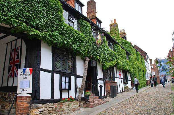 The Mermaid Inn, Rye stock photo