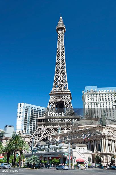 Ristorante La Torre Eiffel Sulla Strip Di Las Vegas In Nevada - Fotografie stock e altre immagini di Albergo
