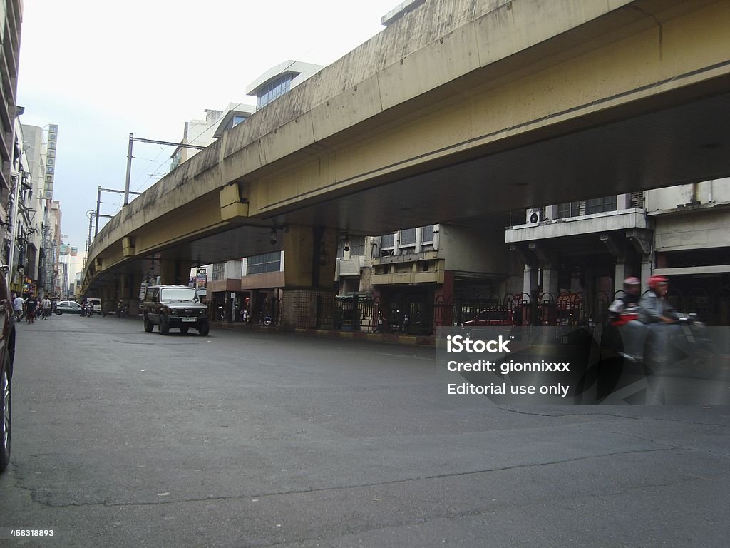 Corrida de metrô, do distrito de Santa Cruz-Filipinas - Foto de stock de Andar royalty-free