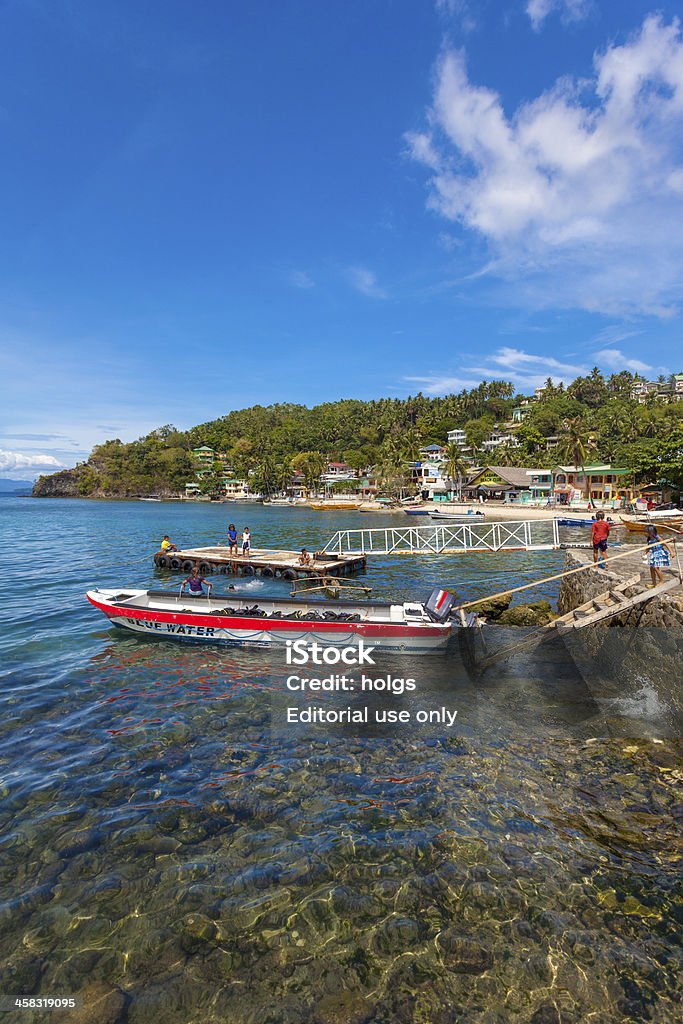 Puerto Galera barco de mergulho, Filipinas - Foto de stock de Barco de Turismo royalty-free