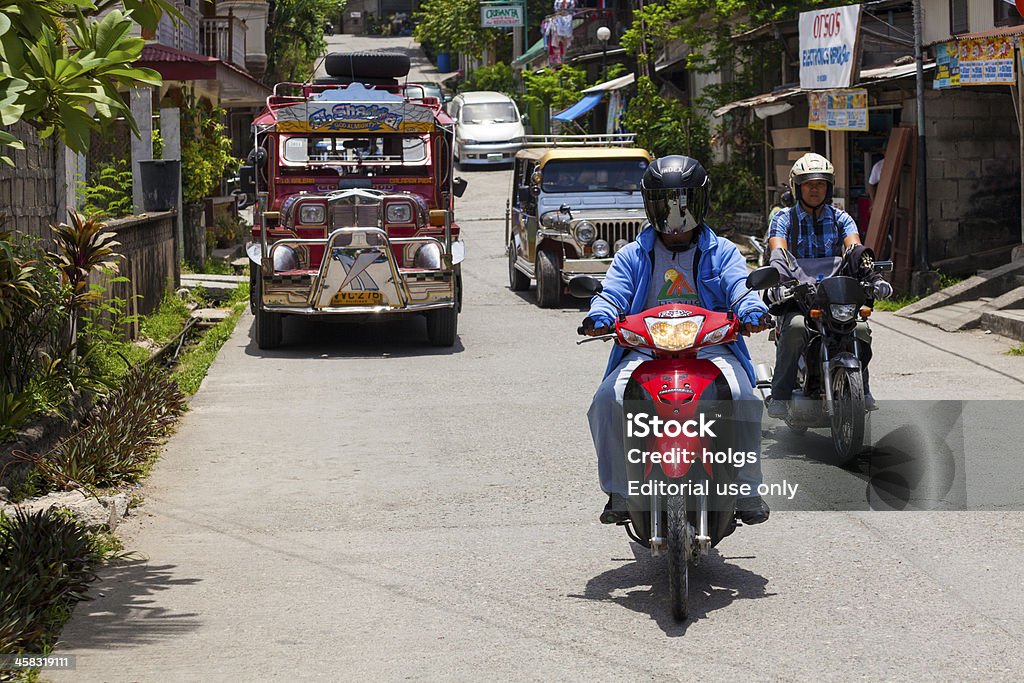 Tricycle, de Sabang, Philippines - Photo de Crevette-mante libre de droits