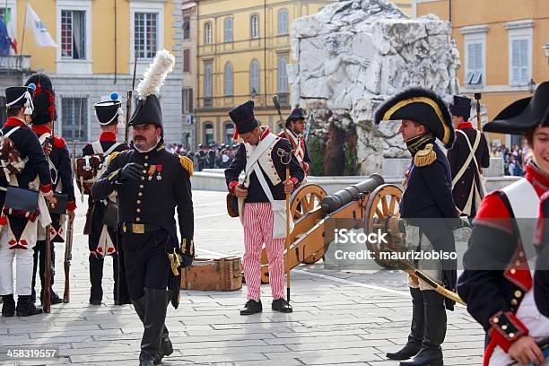 Sarzana Napoleão Festival - Fotografias de stock e mais imagens de Assédio - Assédio, Comemoração - Conceito, Festival de Música