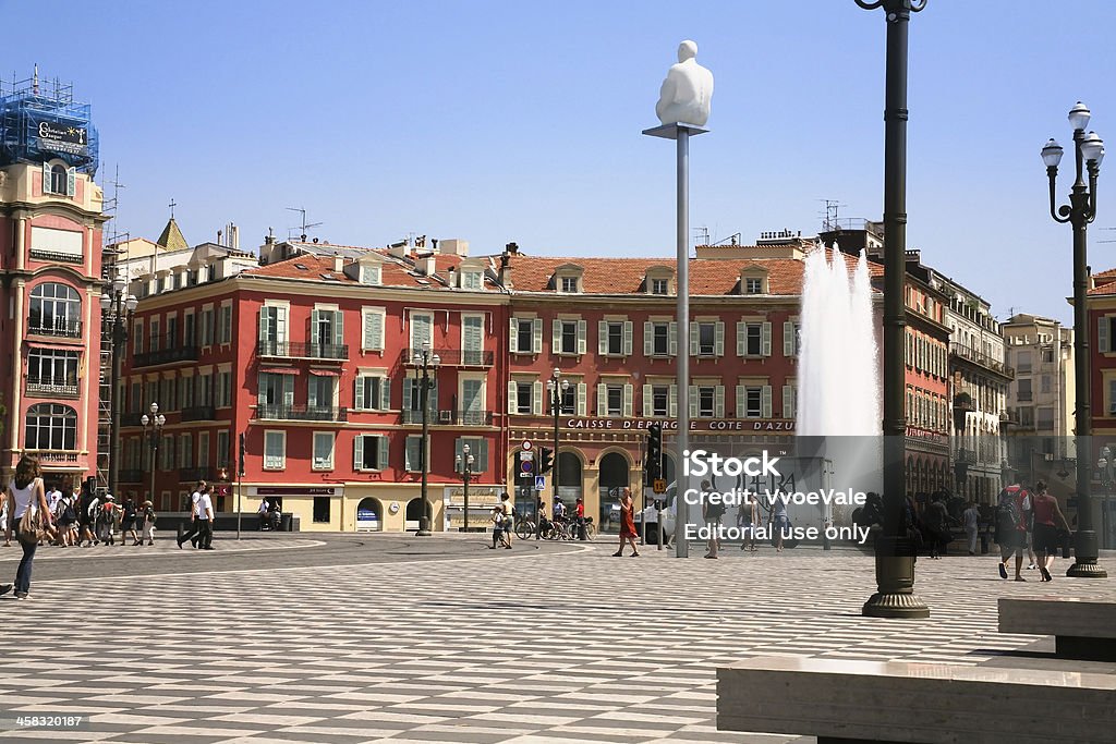 Место Massena в Ницце, Франция - Стоковые фото Place Massena роялти-фри