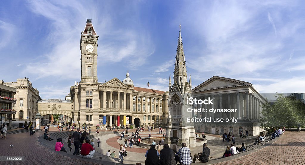 Chamberlain Square, en el centro de la ciudad de Birmingham - Foto de stock de Birmingham - Condado de West Midlands libre de derechos
