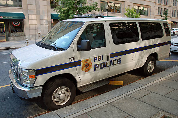 FBI coche de policía - foto de stock