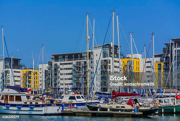 Marina Stock Photo - Download Image Now - Apartment, Architecture, Bay of Water