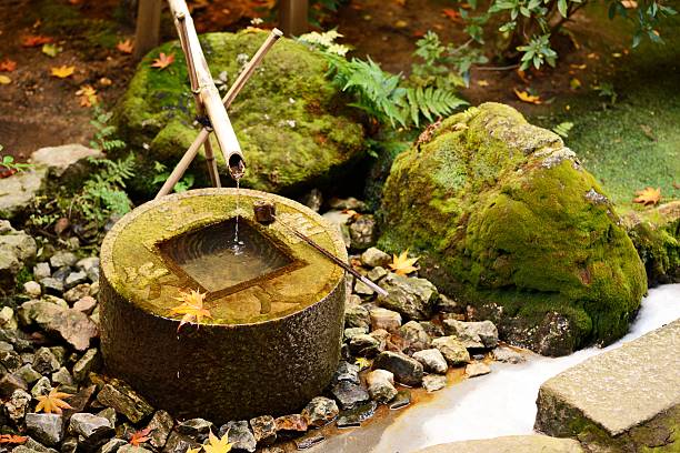 bamboo,Japanese Culture,flow water