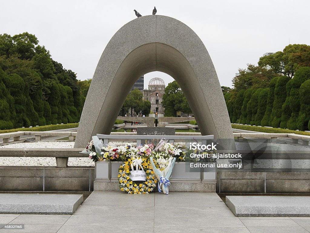 Dôme de la Bombe Atomique - Photo de Bombardement atomique d'Hiroshima libre de droits