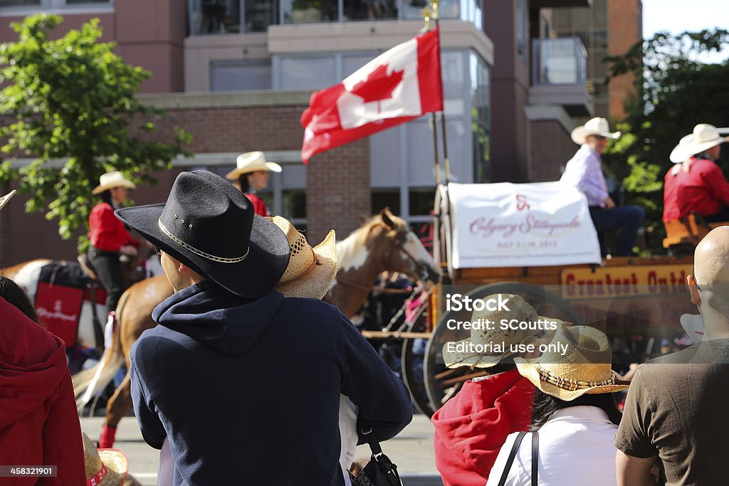 Estampida de Calgary Parade - Foto de stock de Alberta libre de derechos