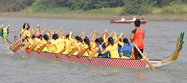 2013 Foshan International Dragon Boat Races stock photo