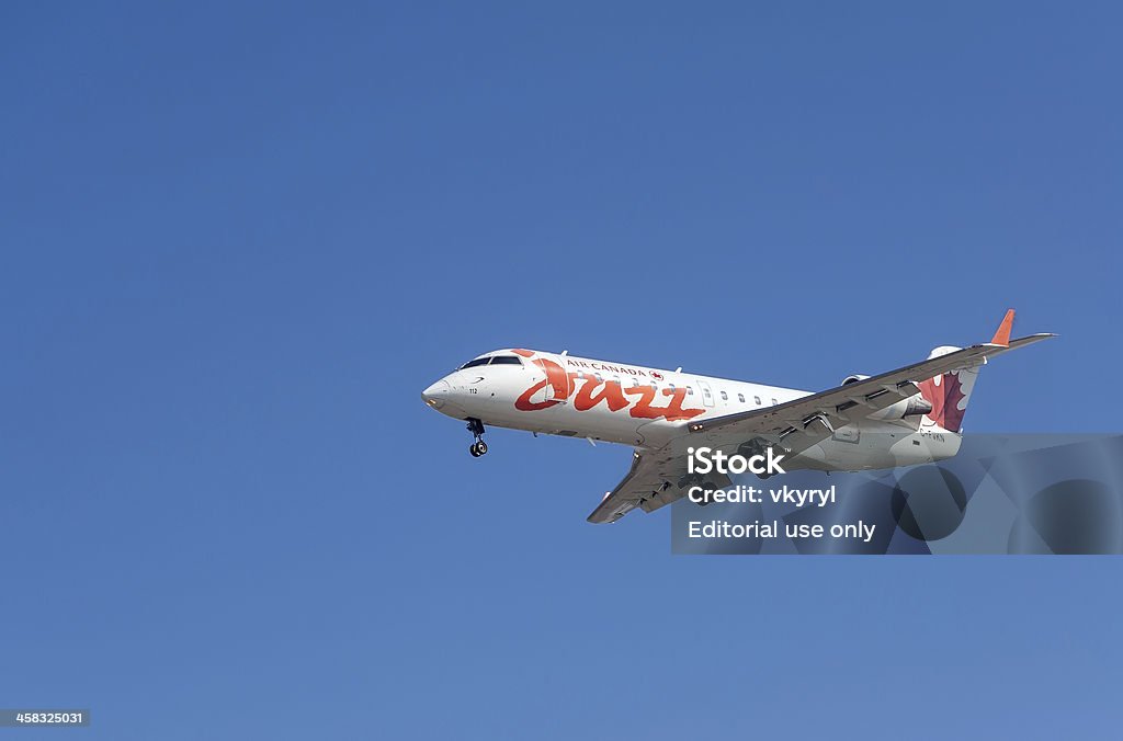 Air Canada Jazz aeronave - Foto de stock de Aeroporto royalty-free