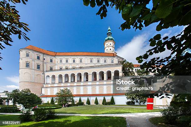 Castle In Mikulov Czech Republic Stock Photo - Download Image Now - Architecture, Awe, Blue