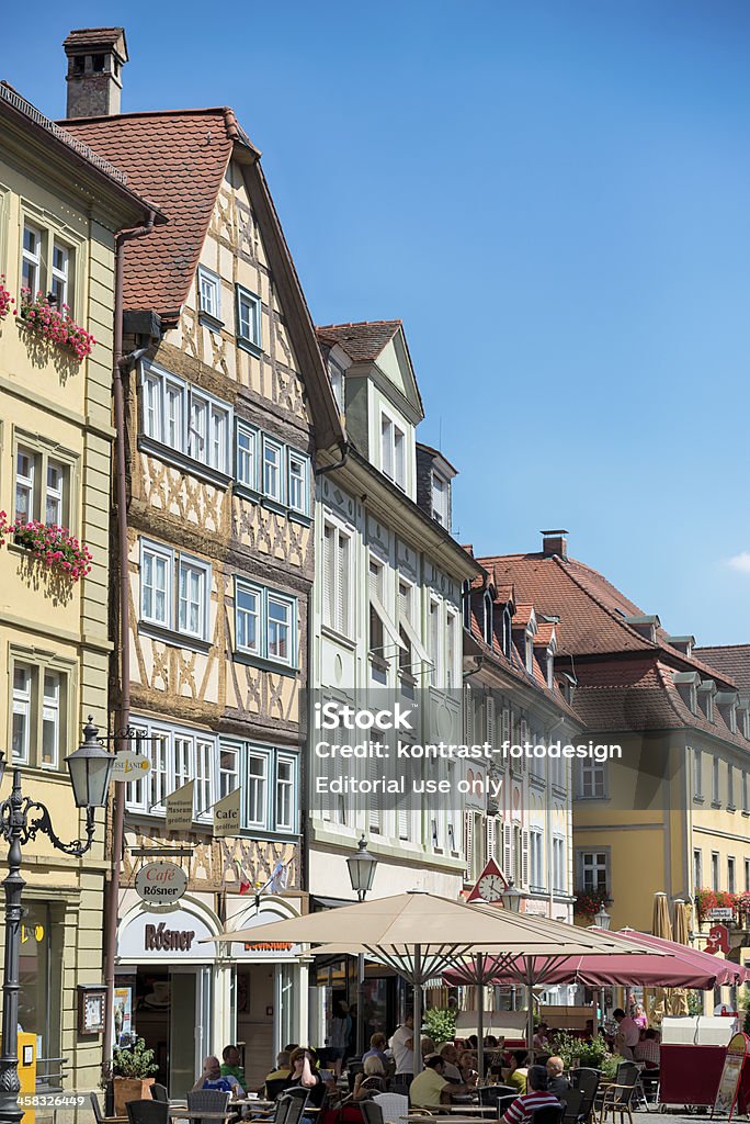 City Life Kitzingen Unterfranken Deutschland - Lizenzfrei Architektur Stock-Foto