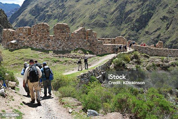 Hiking The Inca Trail Stock Photo - Download Image Now - Andes, Backpacker, Cusco Region