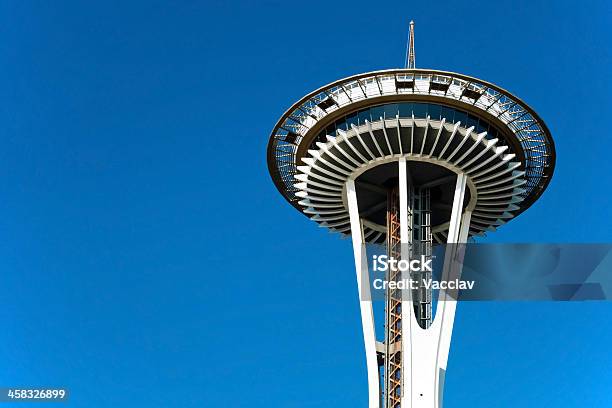 Agulha Do Espaço De Seattle - Fotografias de stock e mais imagens de Space Needle - Space Needle, Seattle, Indústria de construção