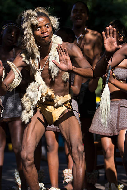 zulu tribe dança - zulu african descent africa dancing imagens e fotografias de stock