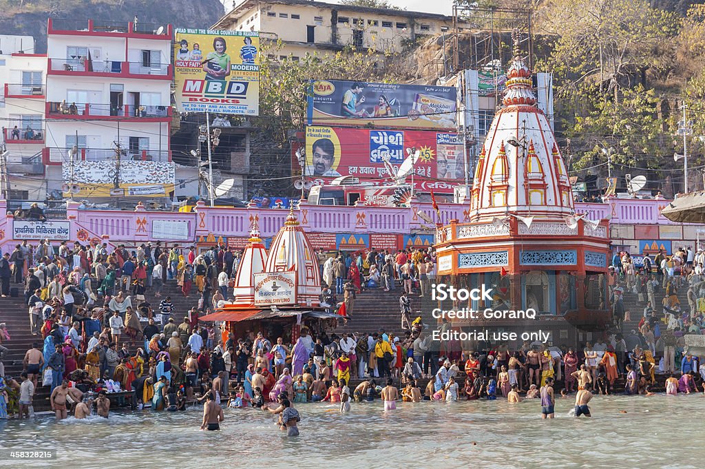 Kumbh Mela - Foto de stock de Haridwar royalty-free