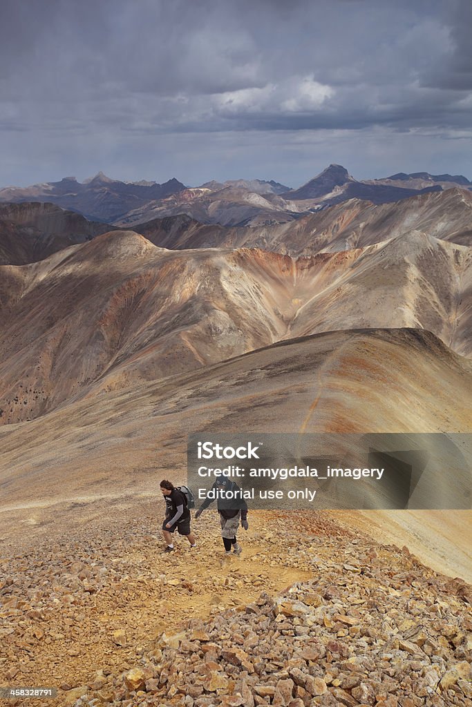rocky mountain caminhadas paisagem - Foto de stock de Adulto royalty-free