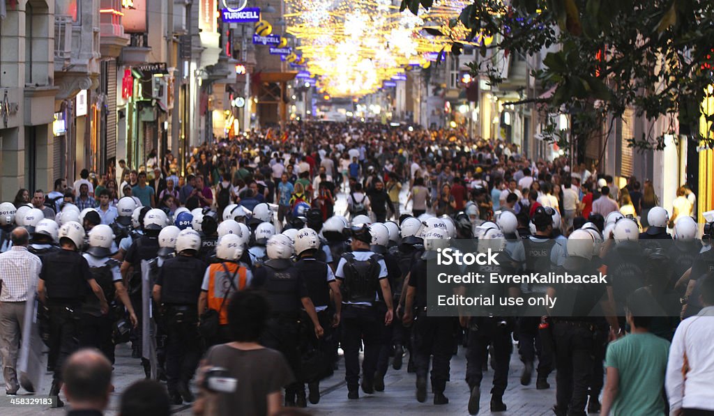 Proteste in der Türkei - Lizenzfrei AKP Stock-Foto