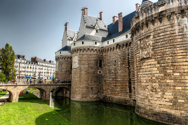 Nantes - The Castle of Brittany Duke's stock photo