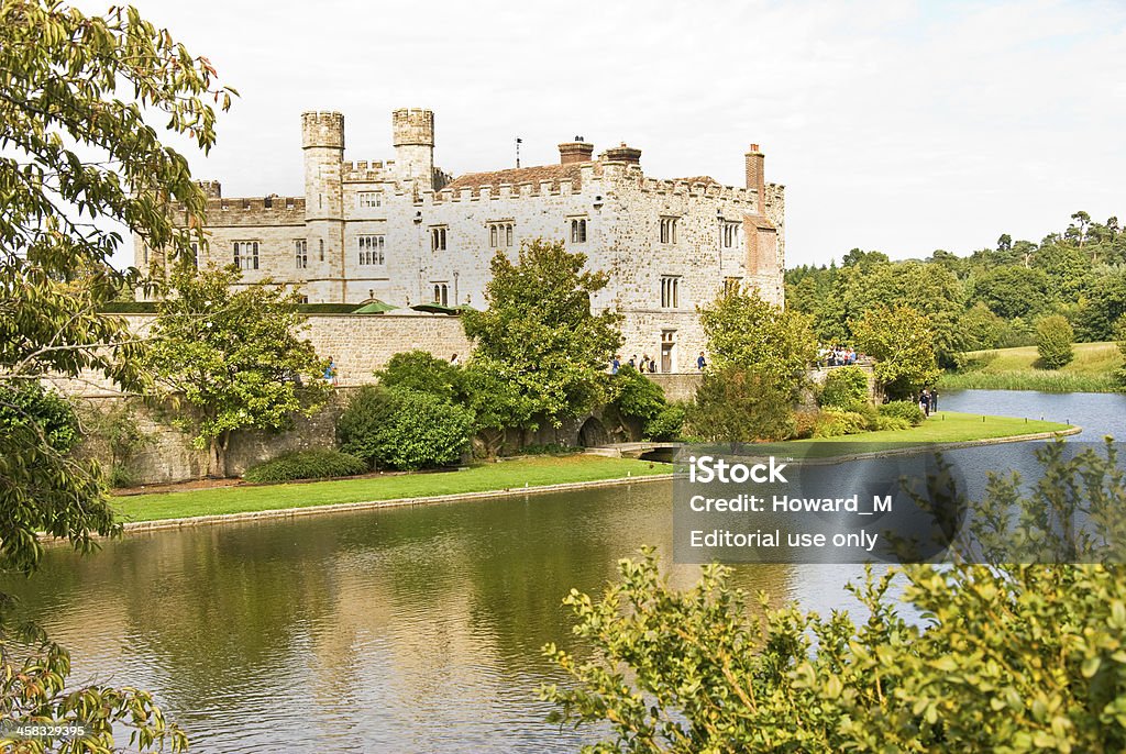Leeds Zamek, Maidstone, Kent, Wielka Brytania - Zbiór zdjęć royalty-free (Anglia)
