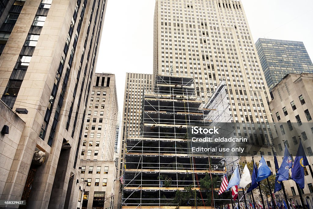 Albero di Rockefeller Center Christmans Manhattan New-York-New York - Foto stock royalty-free di 2012