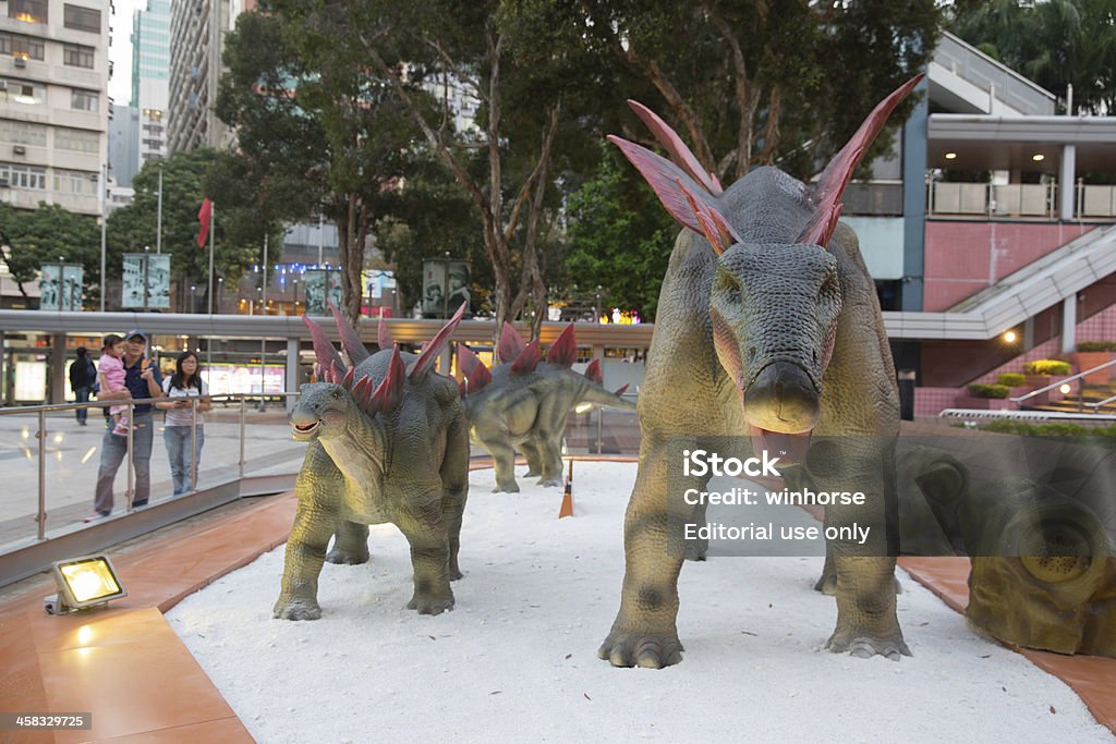 Robotic los dinosaurios en Hong Kong - Foto de stock de Dinosaurio libre de derechos