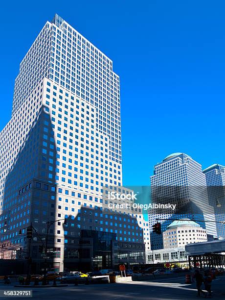 Świat Pieniężny Centrują Budynków Manhattan New York Usa - zdjęcia stockowe i więcej obrazów Architektura