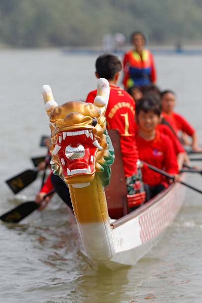 2013 Foshan International Dragon Boat Races stock photo