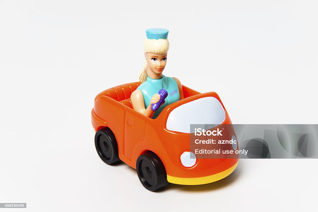 Tour Guide Barbie Stock Photo - Download Image Now - Car, Cartoon, Driving  - iStock