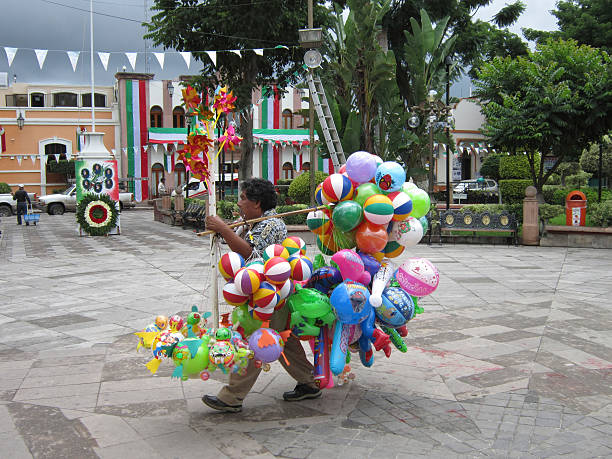 Colorful balloons and balloons are used for festivals such as love, romance or surprise.