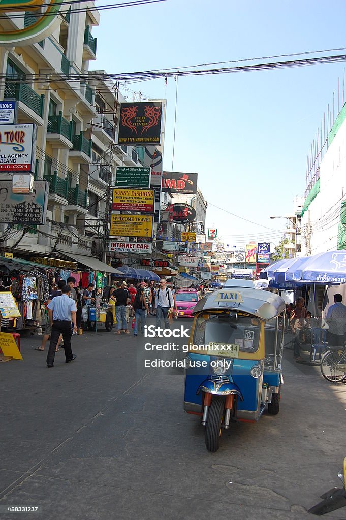 TukTuk в Као Сан Роуд, Бангкок-Таиланд - Стоковые фото Бангкок роялти-фри