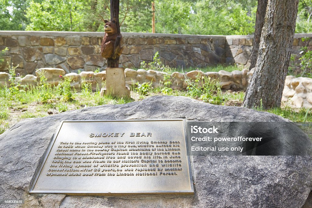Smokey Bear's Grave - Zbiór zdjęć royalty-free (Bez ludzi)