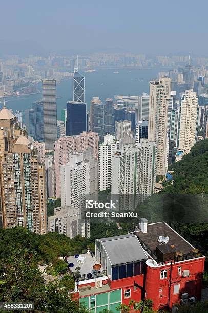 Hong Kong City Stockfoto und mehr Bilder von 2 International Finance Center - 2 International Finance Center, Ansicht aus erhöhter Perspektive, Asien