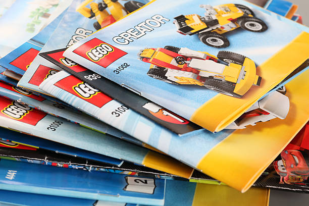 Lego Building Instructions Stock Photo - Download Image Now - Instructions,  Lego, Advice - iStock