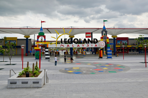 Johor, Malaysia - May 04, 2013: Entrance at Legoland Malaysia on May 04, 2013 in Johor Malaysia. It is the first Legoland park to open in Asia.