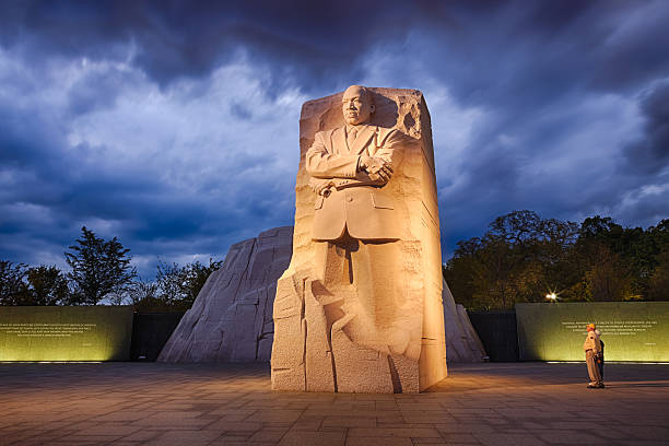 washington, dc, usa-gedenkstätte von dr. martin luther king-size-bett - granite travel stock-fotos und bilder