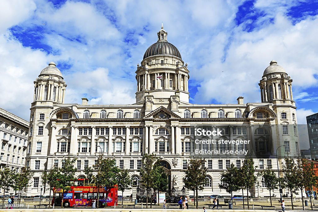 O Porto de Liverpool Building - Foto de stock de Arquitetura royalty-free