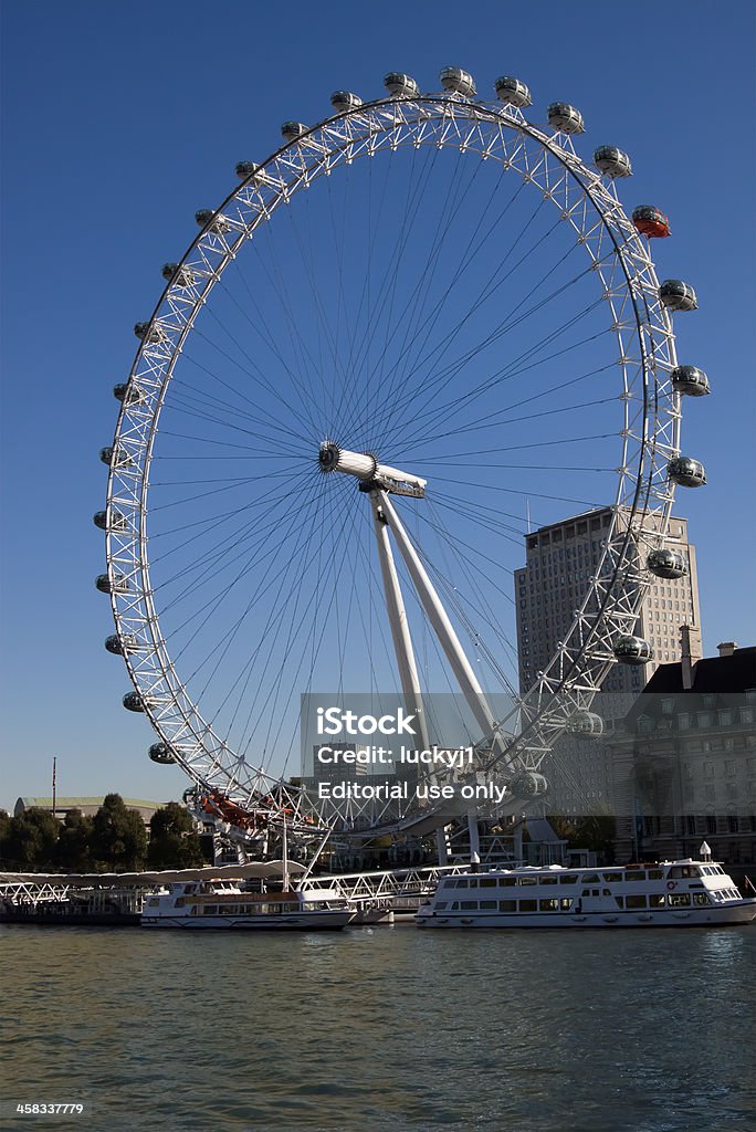 London Eye - Foto de stock de Atração de Parque de Diversão royalty-free