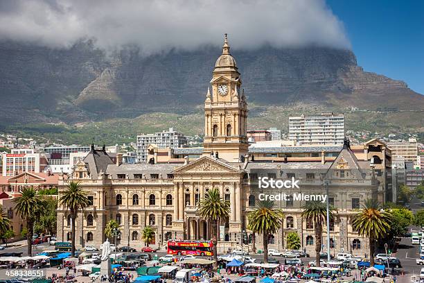 Cape Town City Hall Южная Африка — стоковые фотографии и другие картинки Cape Peninsula - Cape Peninsula, Grand Parade, Table Mountain National Park