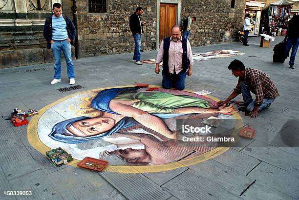 Artisti Di Strada - Fotografie stock e altre immagini di Artigiano - Artigiano, Firenze, Ambientazione esterna