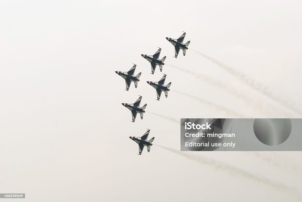 미 공군 소속 공예비행단 (미국 공군 - 로열티 프리 Airshow 스톡 사진