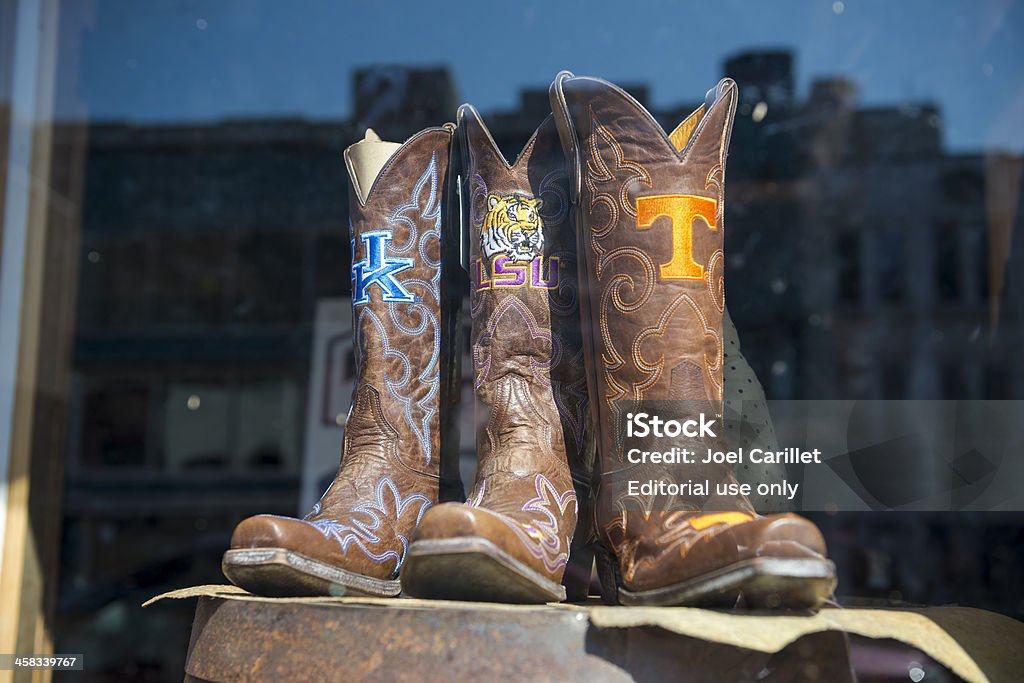 Botas de vaquero en Nashville - Foto de stock de Bota de vaquero libre de derechos