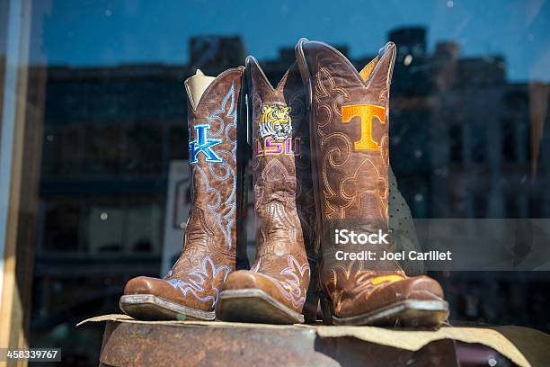 Stivali Da Cowboy A Nashville - Fotografie stock e altre immagini di Nashville - Nashville, Sport, Stivali da cowboy